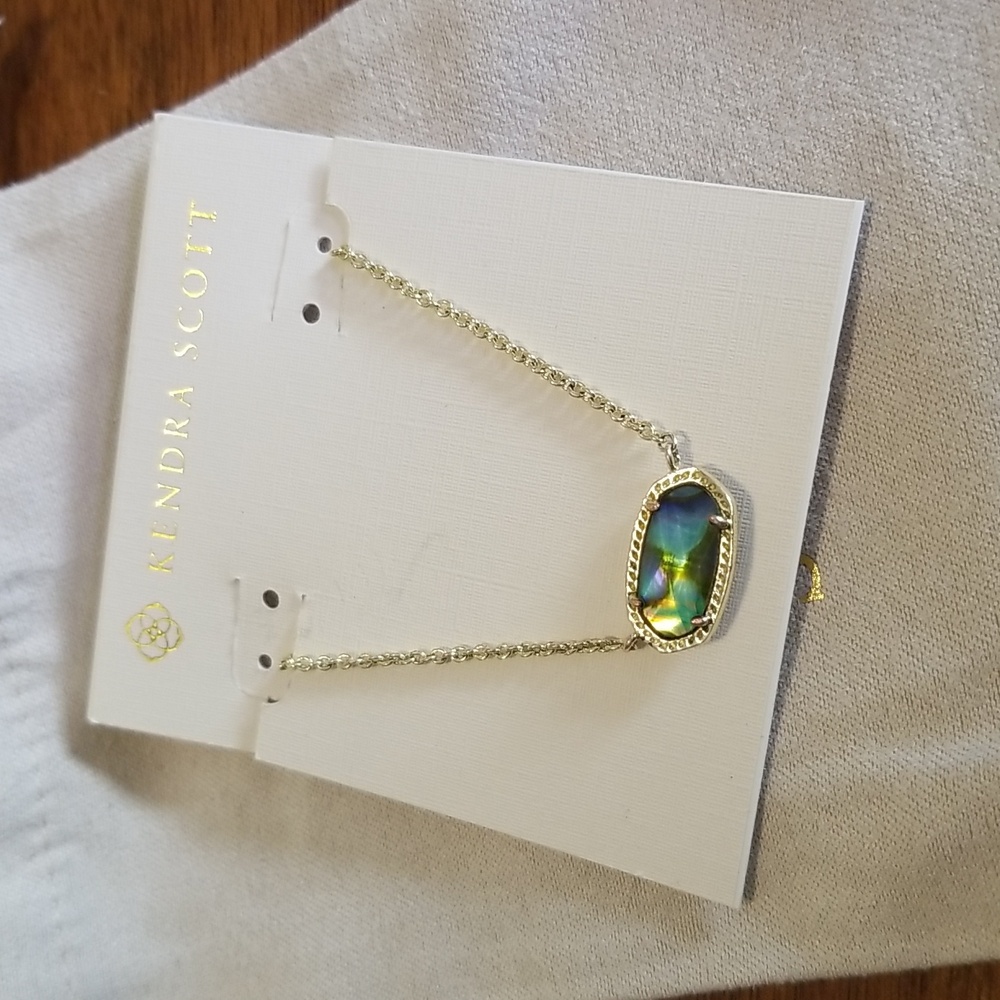 Kendra Scott "Elisa" Abalone Shell Necklace